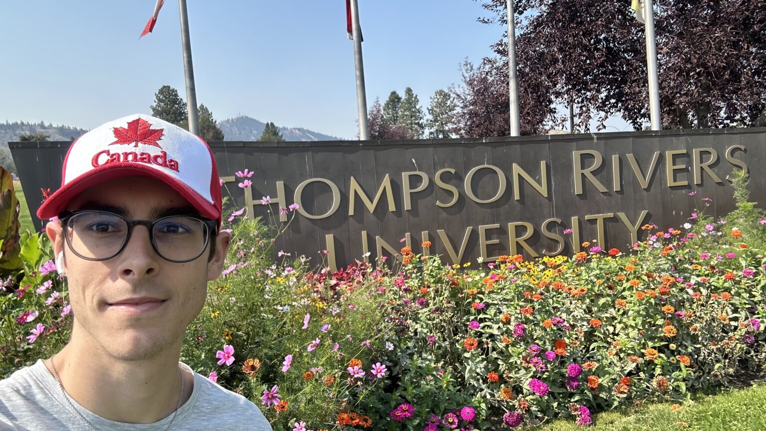 Alejandro Carnero is visiting Thompson Rivers University